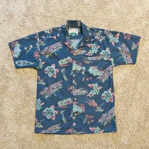 Vintage Paradise of the Pacific Aloha Shirt S 80s